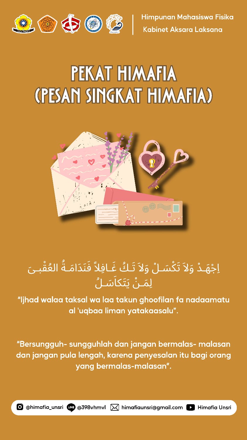 PESAN SINGKAT (PEKAT HIMAFIA)